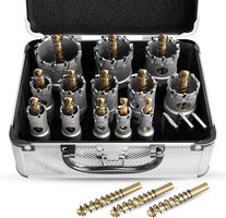 19 stück lochsäge metall Hartmetall Bohrer tarke TCT Stahl