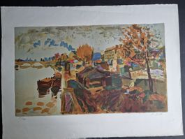 ANTON BUOB LITHOGRAPHIE SIGNIERT NUMMERIERT