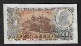 Albani  500  Leke  1957  Bankfrisch