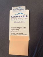 Wandertageskarte Klewenalp