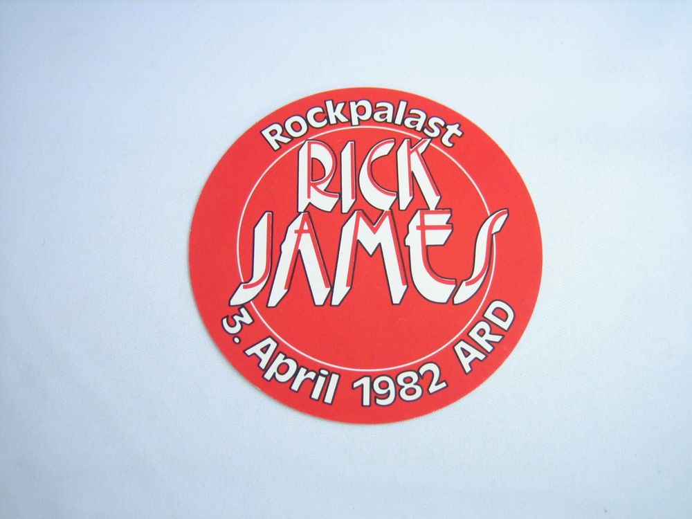 Rockpalast RICK JAMES alter Sticker 1982 | Kaufen auf Ricardo