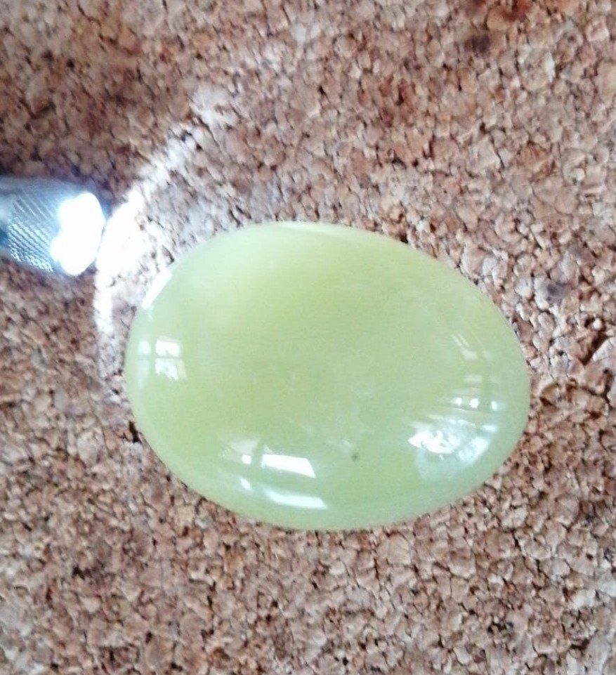 Gläser: Glas-Ei hellgrün – Gebraucht aus Grächen von Hel7890 3