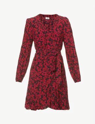 Robe Zadig&Voltaire portefeuille Rouge/Noir taille M