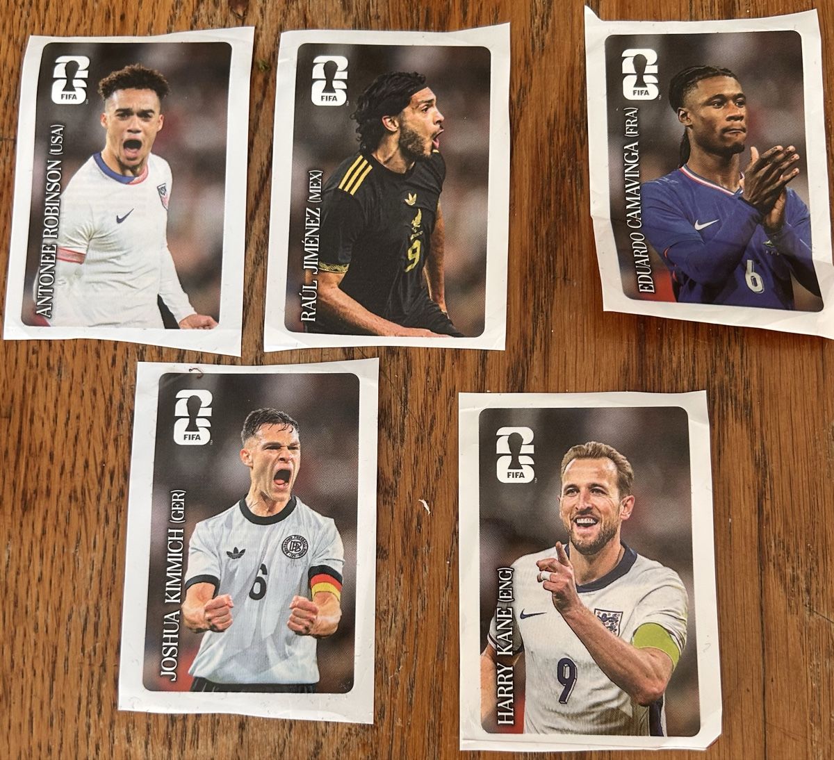 Panini Carte collezionabili: Cola Sticker WM 2026 Set 5 Stk. – Nuovo (secondo la descrizione) da bern venduto da Moll81
