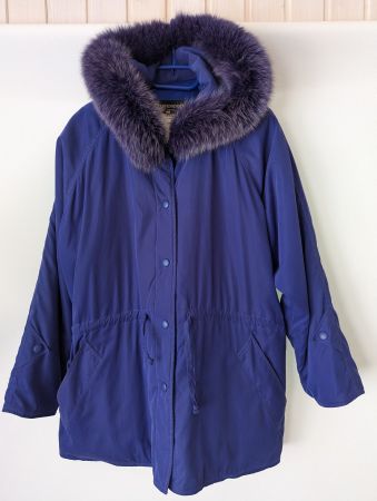 Warme Jacke mit Kunstpelz Kragen, Ramosport, Gr. 38