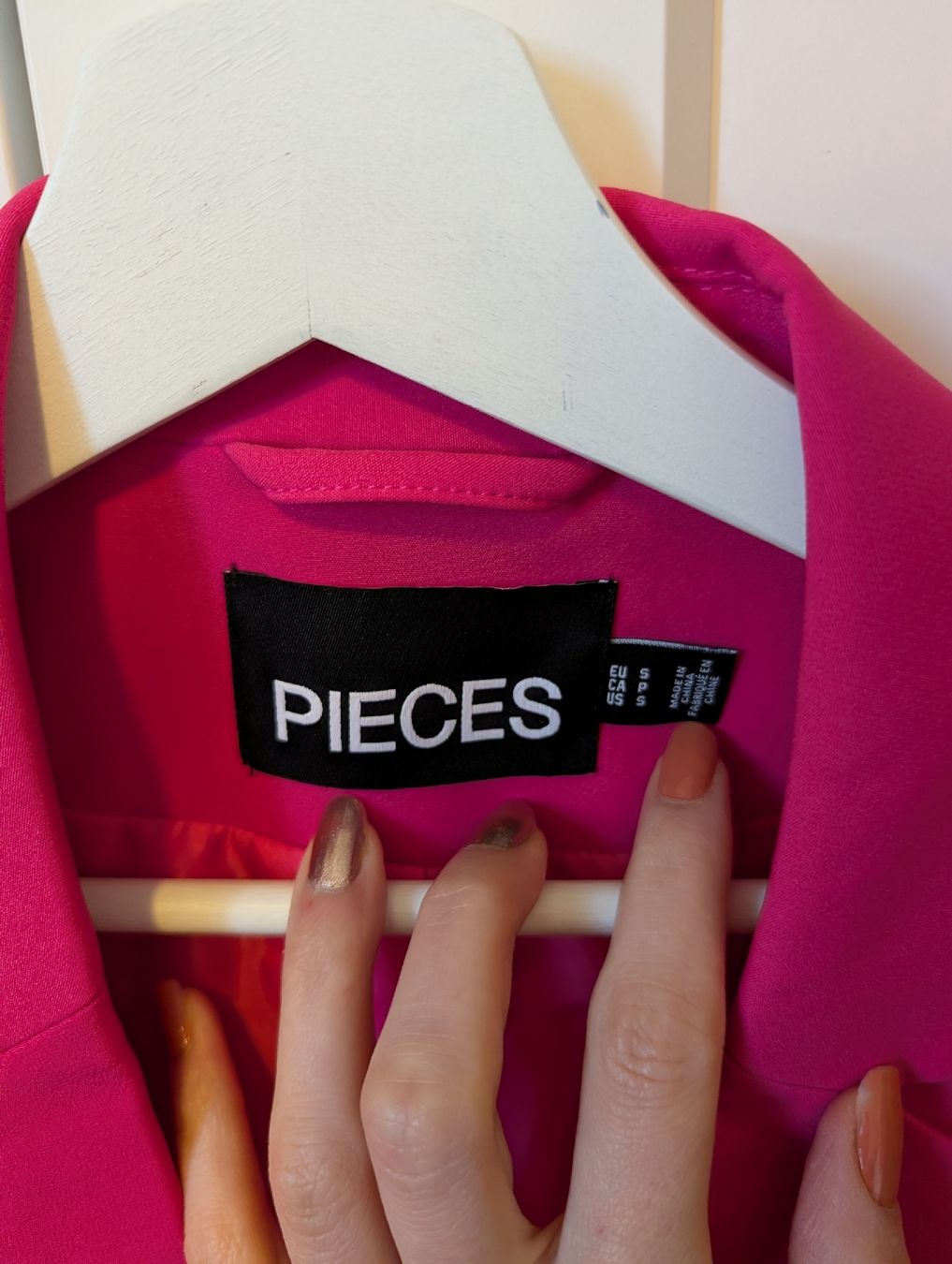 Pieces Completi & Tailleur: Pieces Blazer Magenta/Pink, Gr. S – Nuovo (secondo la descrizione) da Huttwil venduto da Schnuegu13 3