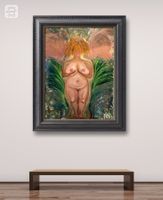 Mutter Stammvater-Oil Leinwand.Kunst Doks
