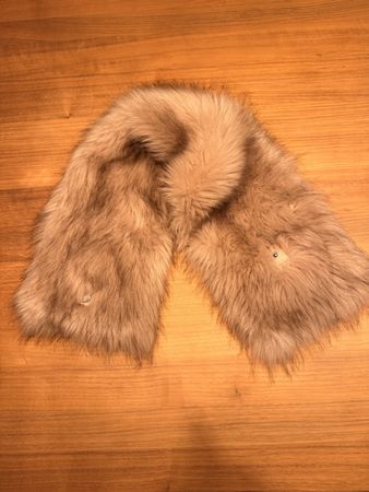 Fellschal in Rosa-Braun - Webpelz von Fuchs Schmitt