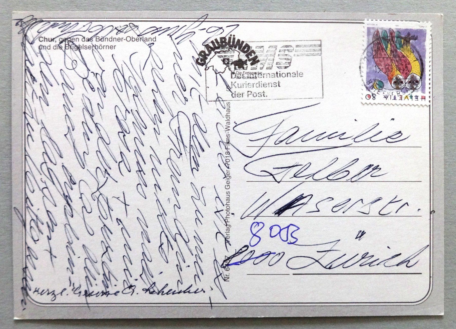 Cartes postales: Chur – D'occasion à Fétigny par Billy2miny 1