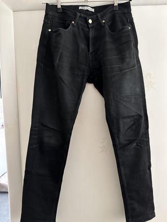Zara Hose im Jeansstil, Schwarz, Größe M, in sehr gutem Zust