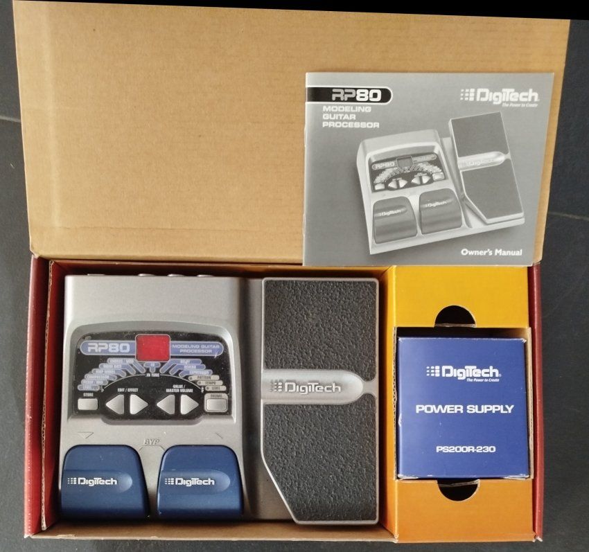 Strumenti musicali: DigiTech RP80 Modeling Gitarrenprozessor mit Netzteil – Nuovo (secondo la descrizione) da Bonaduz venduto da Mikebond 1