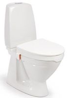 Réhausseur de WC, avec crochets de fixation