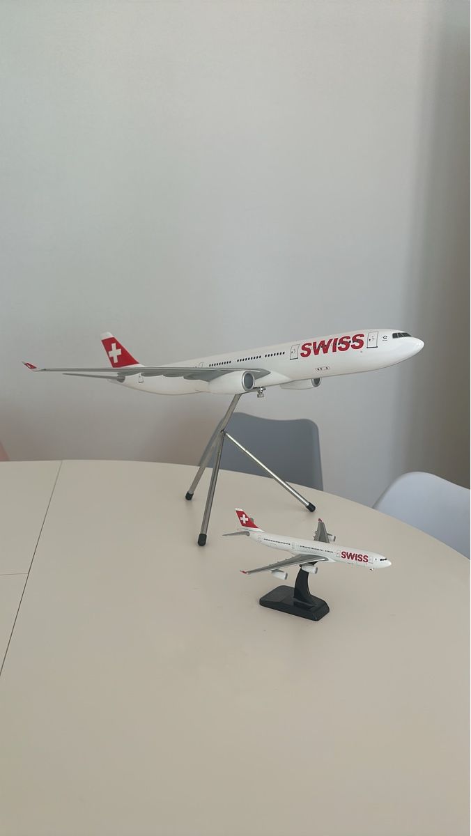 Kit di modellismo & Modellini statici: SWISS Airplane Models Set (A330 & A340) – Nuovo (secondo la descrizione) da Zürich venduto da oli_t78p