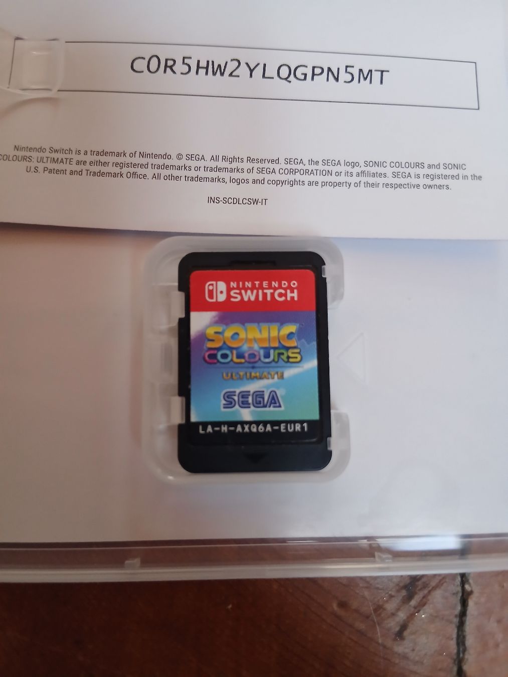 Sonic Spiele: Sonic colours ultimate – Gebraucht aus Locarno von sch_r2rh 1