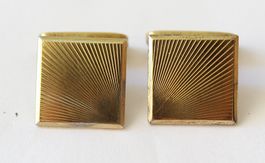 Vintage Paar Manschettenknöpfe Silber 835 vergoldet