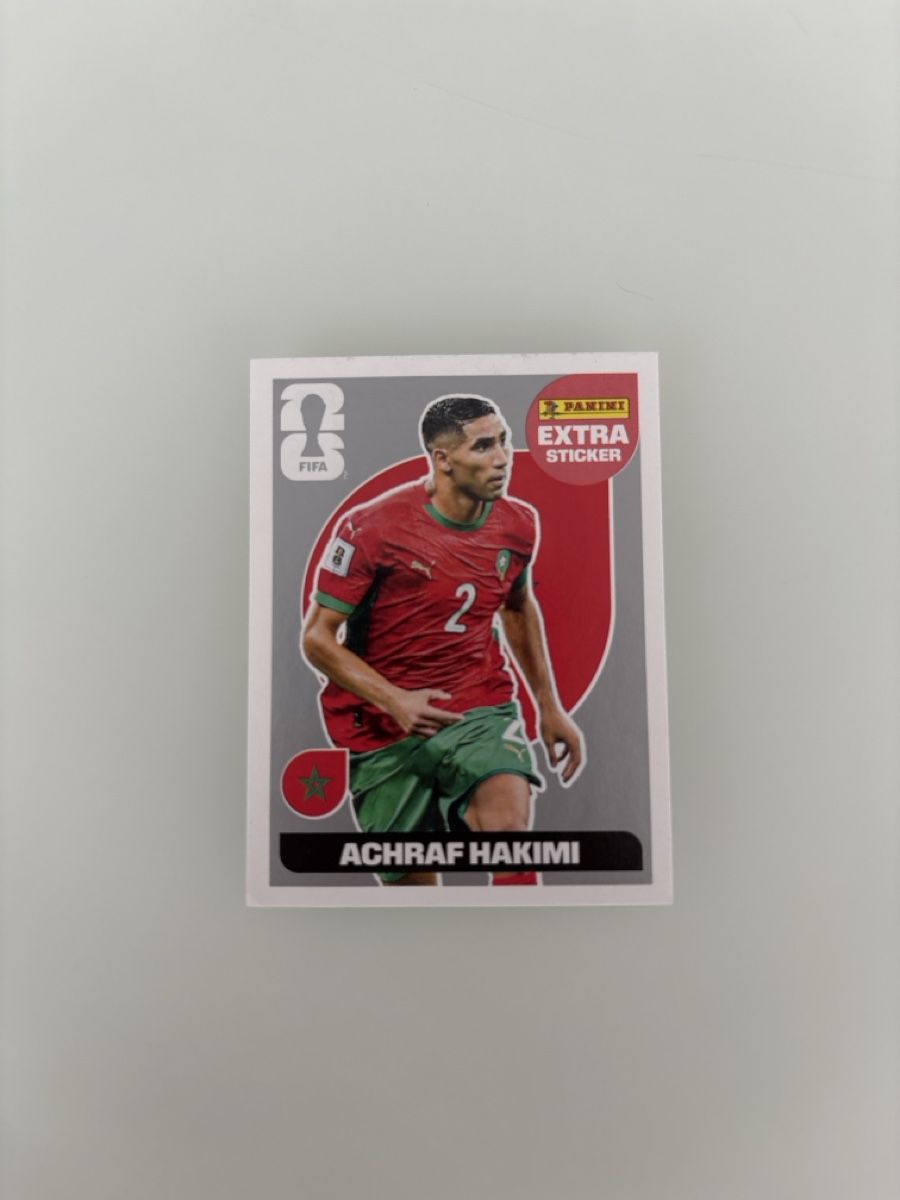 Panini Carte collezionabili: Panini Sticker Achraf Hakimi WM 2026 Extra – Nuovo e nell'imballaggio originale da Lenzburg venduto da Aydodo