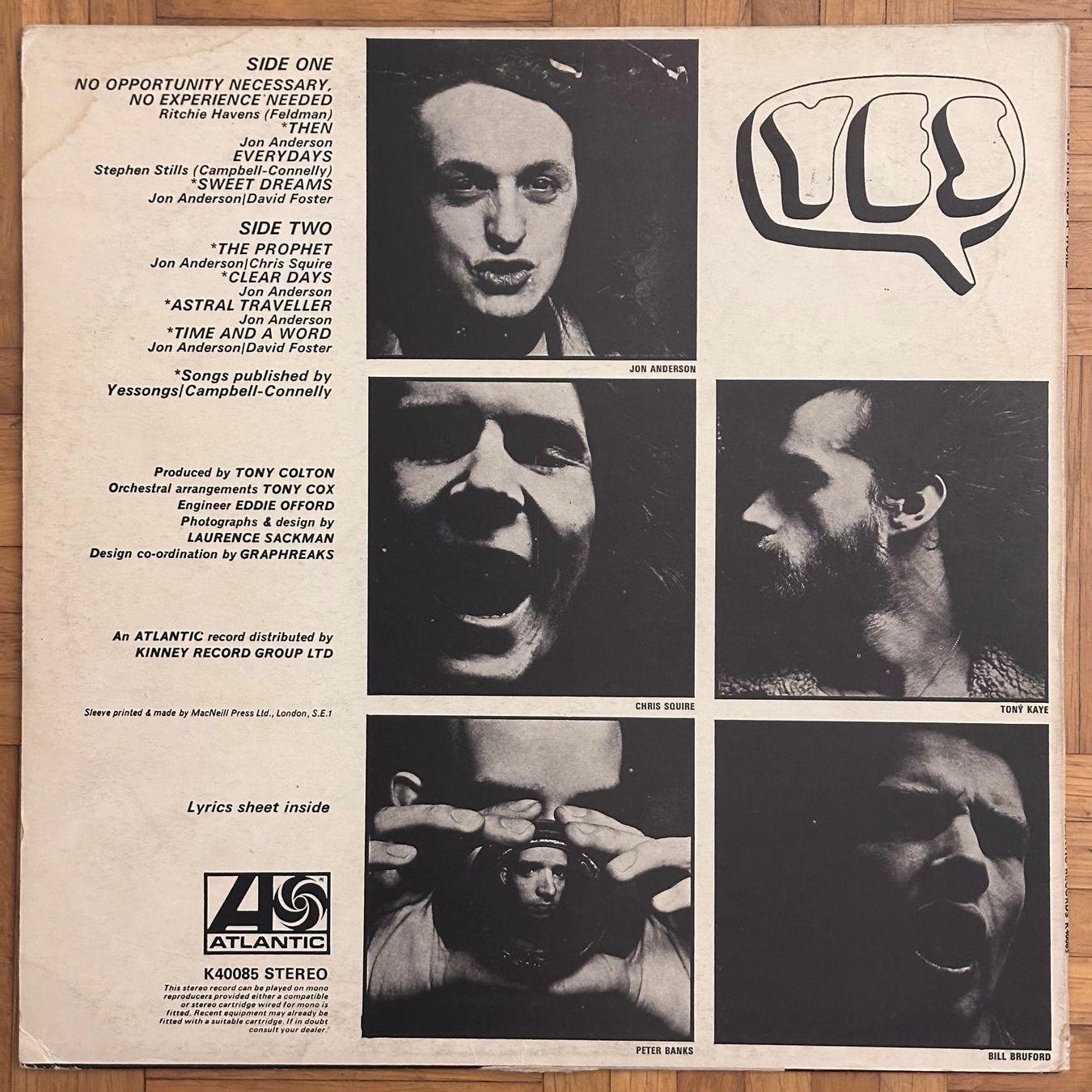 Dischi in vinile: LP - Yes - Time And A Word – Usato da Breganzona venduto da Onairda75 1