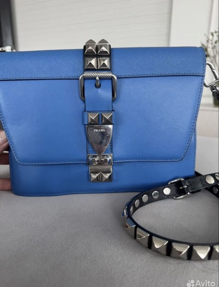 Prada Borse: Prada Electra Bag with Studs – Usato da Arni AG venduto da LunaMeadow 1