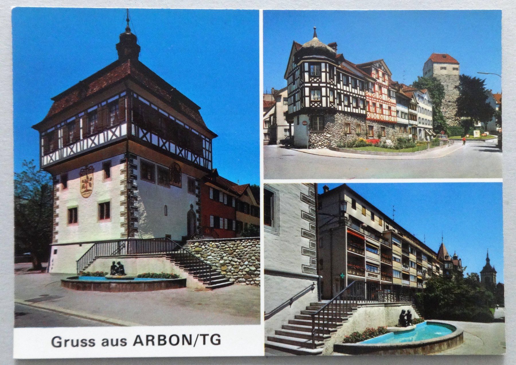Cartes postales: Arbon, Rathaus und Schloss – D'occasion à Fétigny par Billy2miny