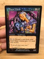 MTG Plague Witch foil Nemesis 2000 EN Ex+
