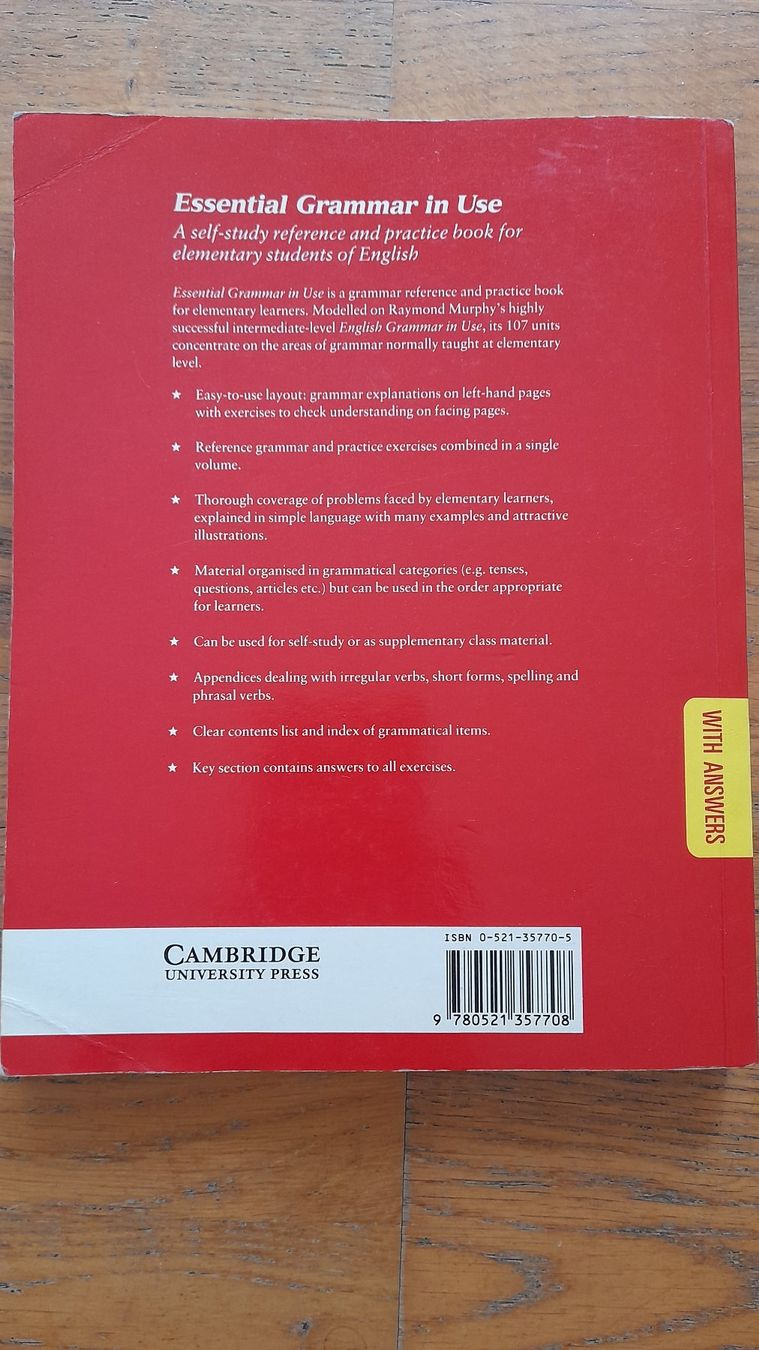 Libri: Essential Grammar in Use für Selbststudium – Usato da Richigen venduto da lis_qql9 1