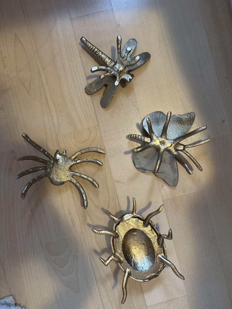 Alle Dekorationen: Goldige Käfer Deko: 4er Set mit Libelle, Käfer, Schmetterlig – Neu (gemäss Beschreibung) aus Hergiswil NW von kaufe_at_kaufmann 5