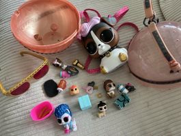 Lot Chien poupées lol et accessoires