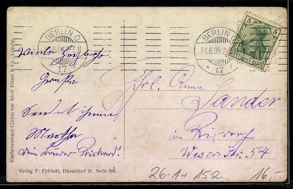 Cartoline postali: Künstler A. Thiele: Zeppelin kommt, Wit – Usato da Berlin venduto da bartko-reher 1