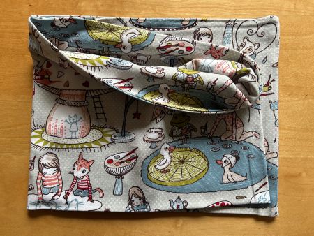 Kinder-Loop -Schlauchschal - Baumwoll-Jersey - Handarbeit