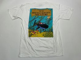 Vintage 90s T-Shirt Tintin double Print New Under Blister S