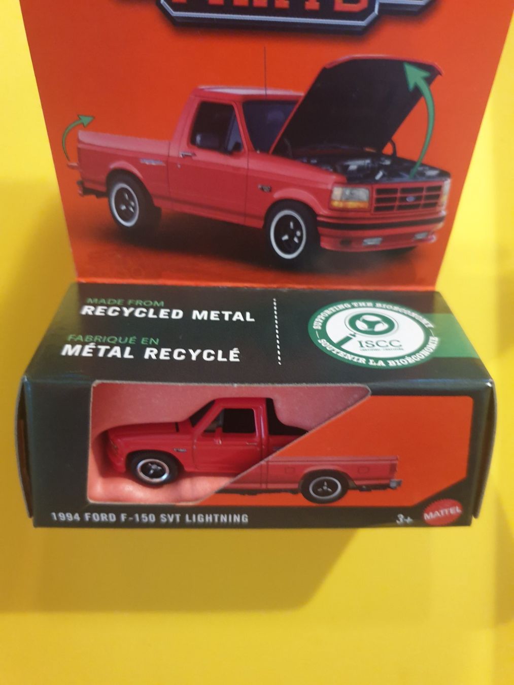 Matchbox Modellini d'auto: Matchbox 1994 FORD F-150 SVT LIGHTNING – Nuovo e nell'imballaggio originale da Oftringen venduto da Rotor 3