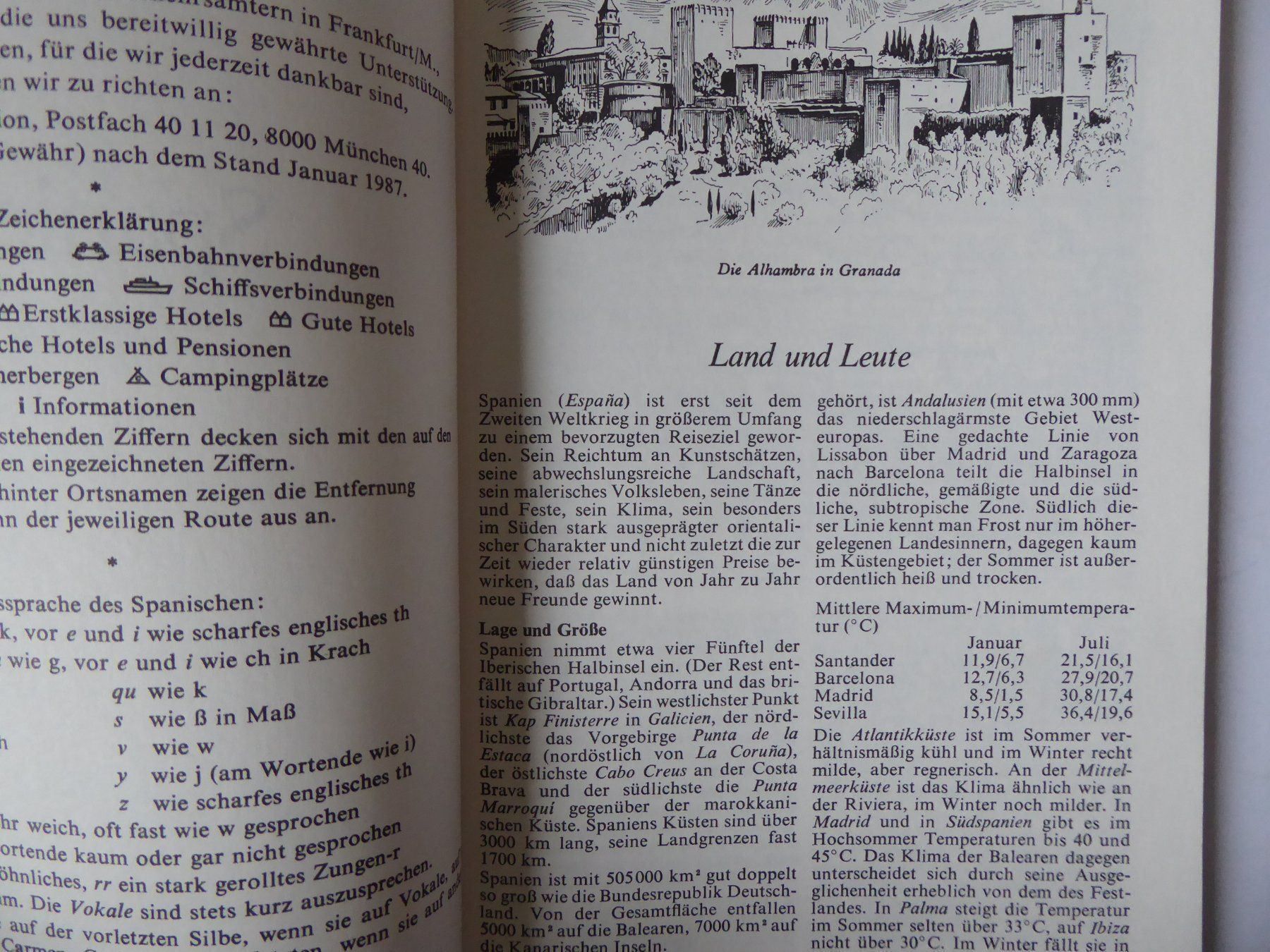 Libri: Nostalgie Reiseführer Spanien, 1987, Polyglott Verlag, 22. A – Usato da Turbenthal venduto da Panau 1