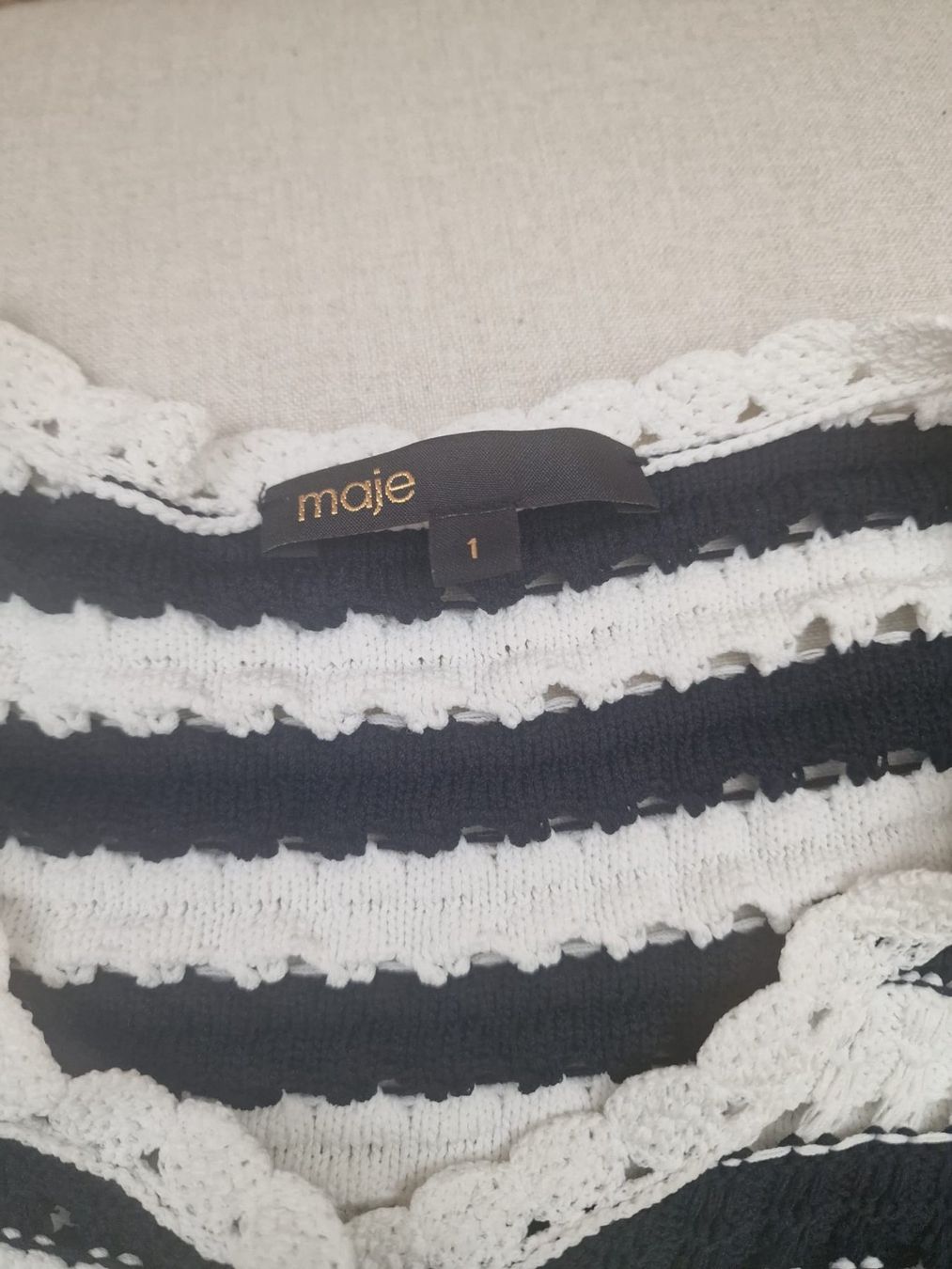 Giacche: Gestreifte Strickjacke Maje, Grösse 1 – Usato da Seftigen venduto da G00 4