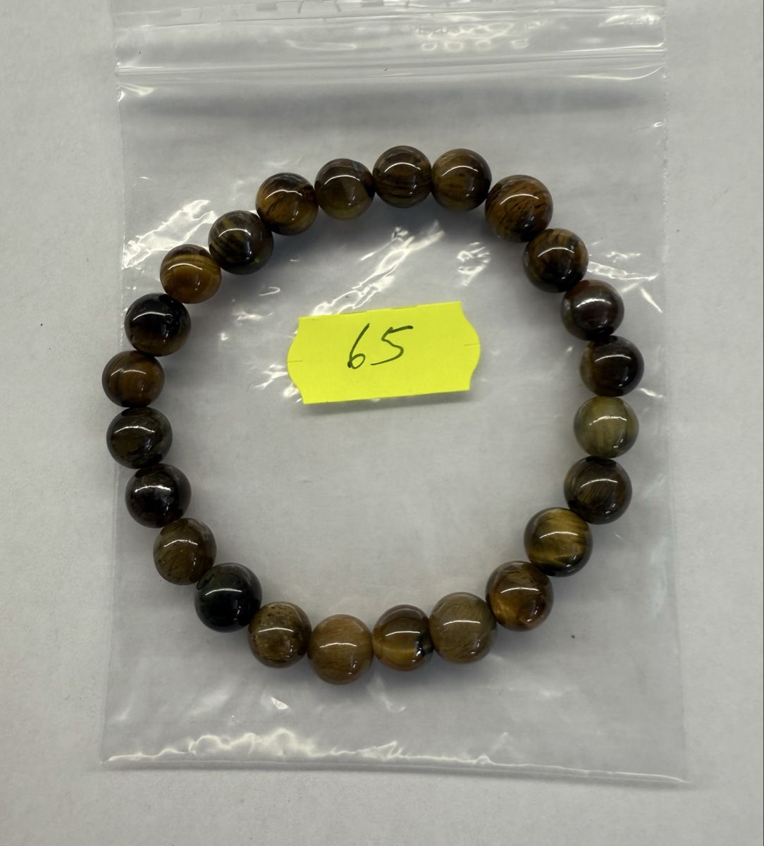 Bracciali & Braccialetti: Tigerauge Armband, elastisch, Edelstein Schmuck, unisex – Nuovo e nell'imballaggio originale da Rheinfelden venduto da Gazzi