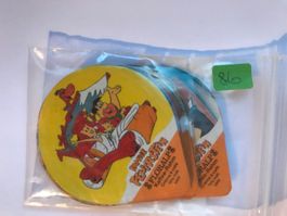 Kaffeerahmdeckeli  Familie Feuerstein S. 86  45Stk.