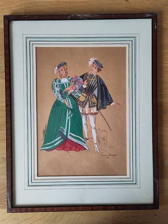 Tableaux: Collection de 10 tableaux - histoire du costume - – D'occasion à Versoix par cniang 1