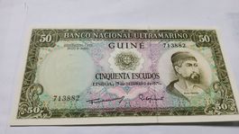 Guiné 50 Escudos 1971, Banco Nacional Ultramarino