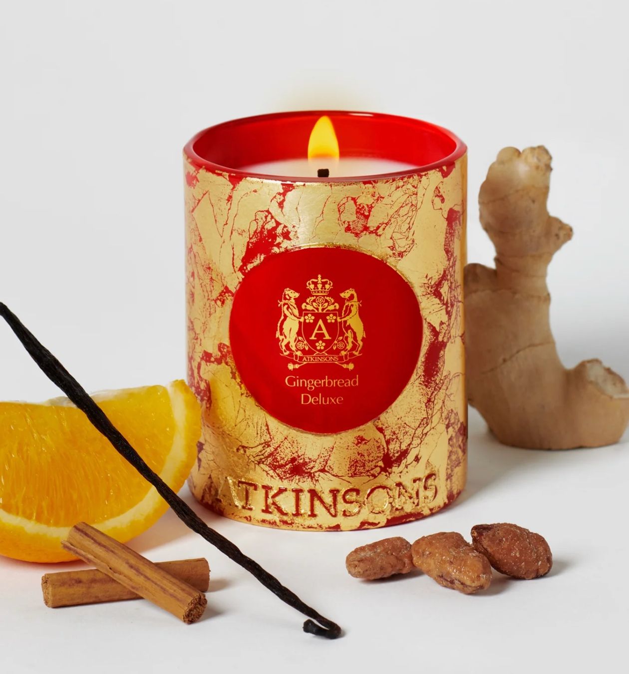 Candele: Atkinsons GINGERBREAD DELUXE Duftkerze – Nuovo e nell'imballaggio originale da Kastanienbaum venduto da swi_8n56