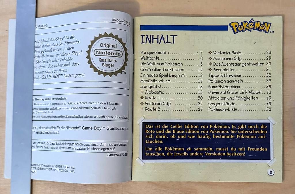 Pokémon Jeux: Trainer-Guide Pokémon gelbe Edition – D'occasion à Zürich par Boas.B 2