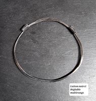 Bracelet laiton multirangs reglable