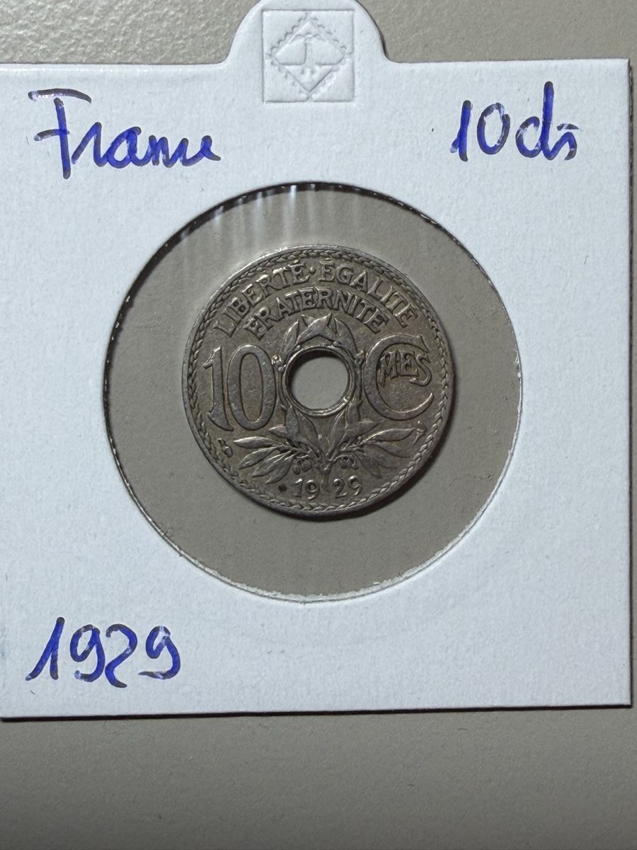 Tutti le monete: France - 10 centimes - 1929 – Usato da Payerne venduto da Mike1682