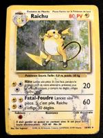 Pokemon Raichu holo - Set de base 14/102 - Français
