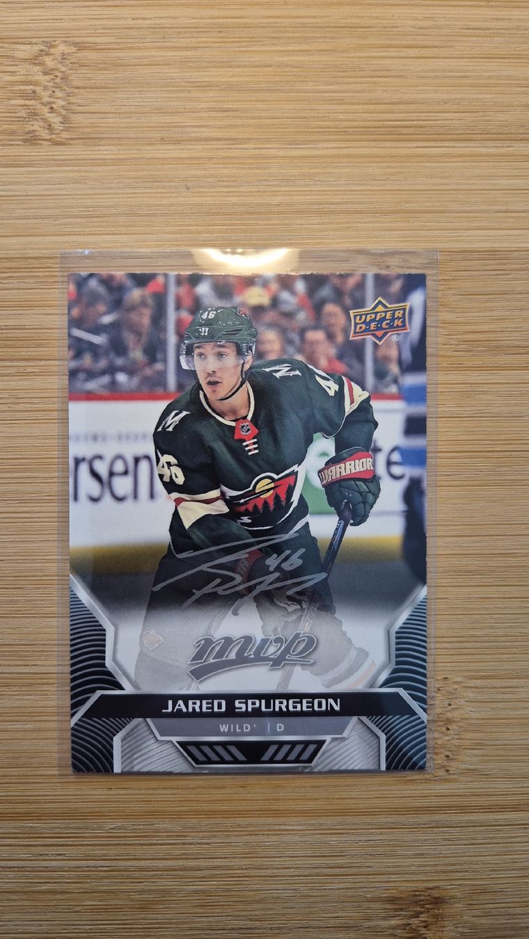 NHL Carte collezionabili: NHL Jared Spurgeon Minnesota Wild – Usato da Bellach venduto da paedu-1980