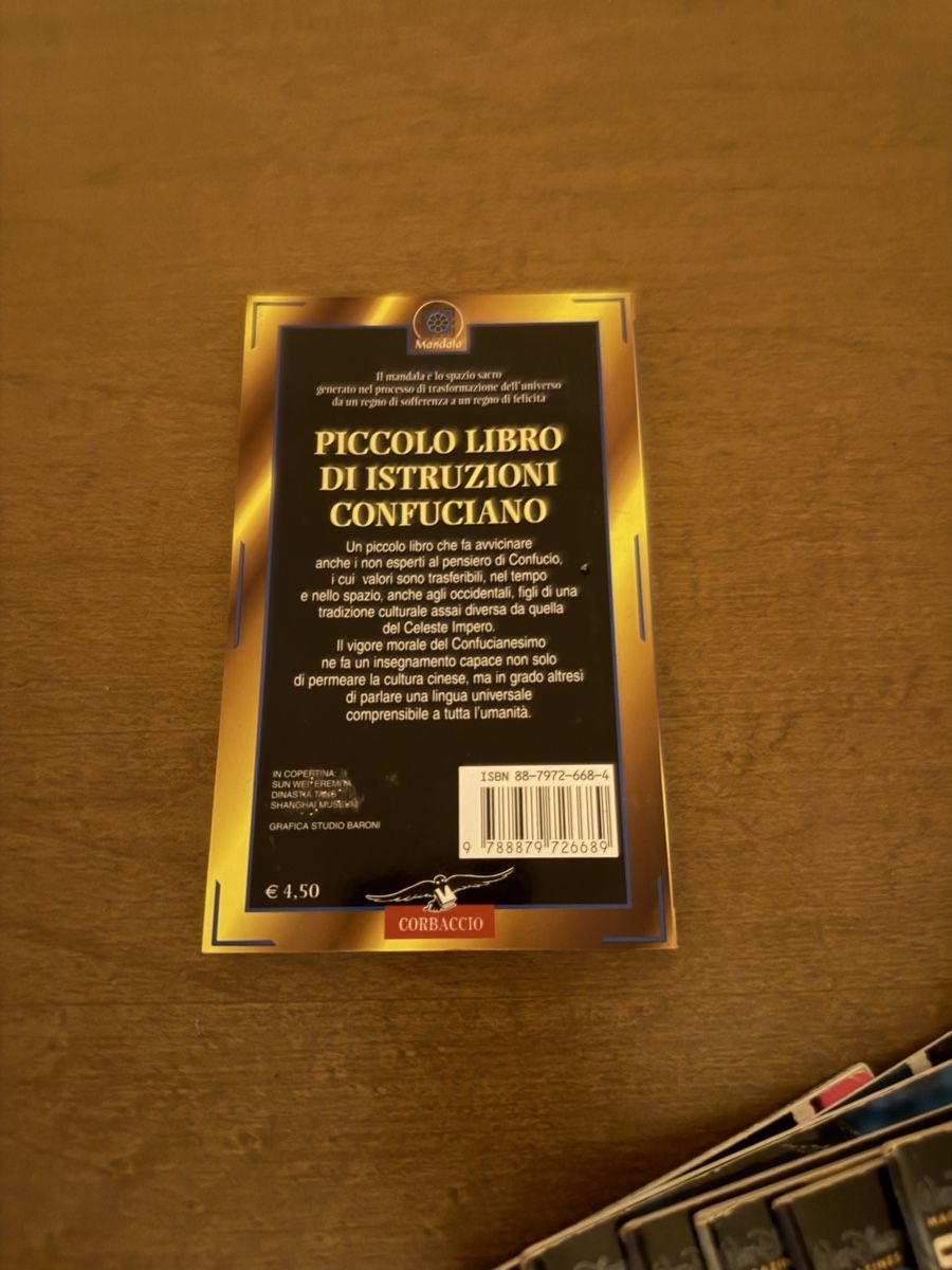 Bücher: Libro Piccolo Libro di Istruzioni Confuciano Cor – Gebraucht aus S. Pietro von pap_nd2w 1