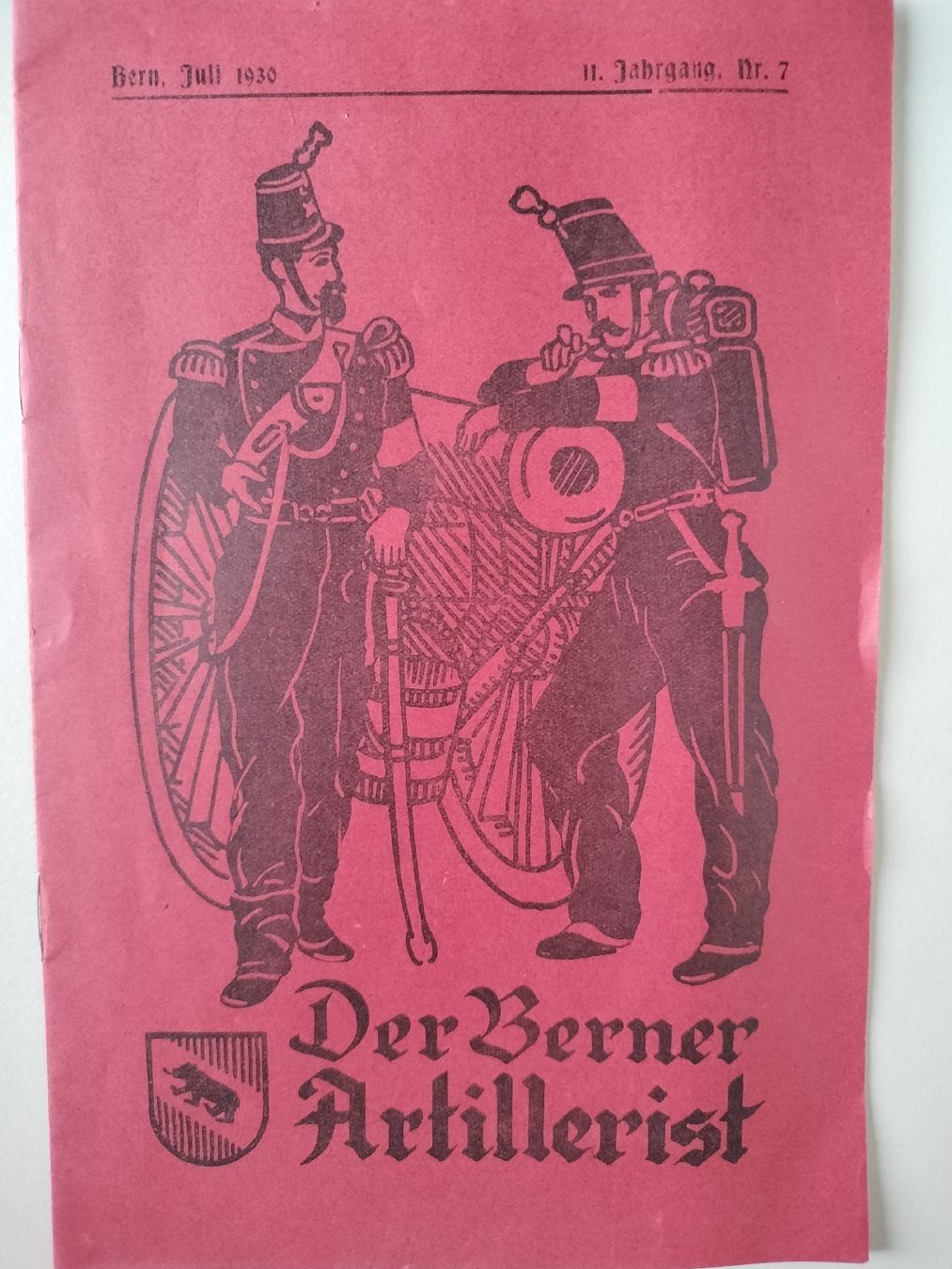Riviste & Magazine: Antike Schweizer Armee Militär Zeitschrift 1930 – Usato da Schwanden Sigrisw venduto da cadieux71