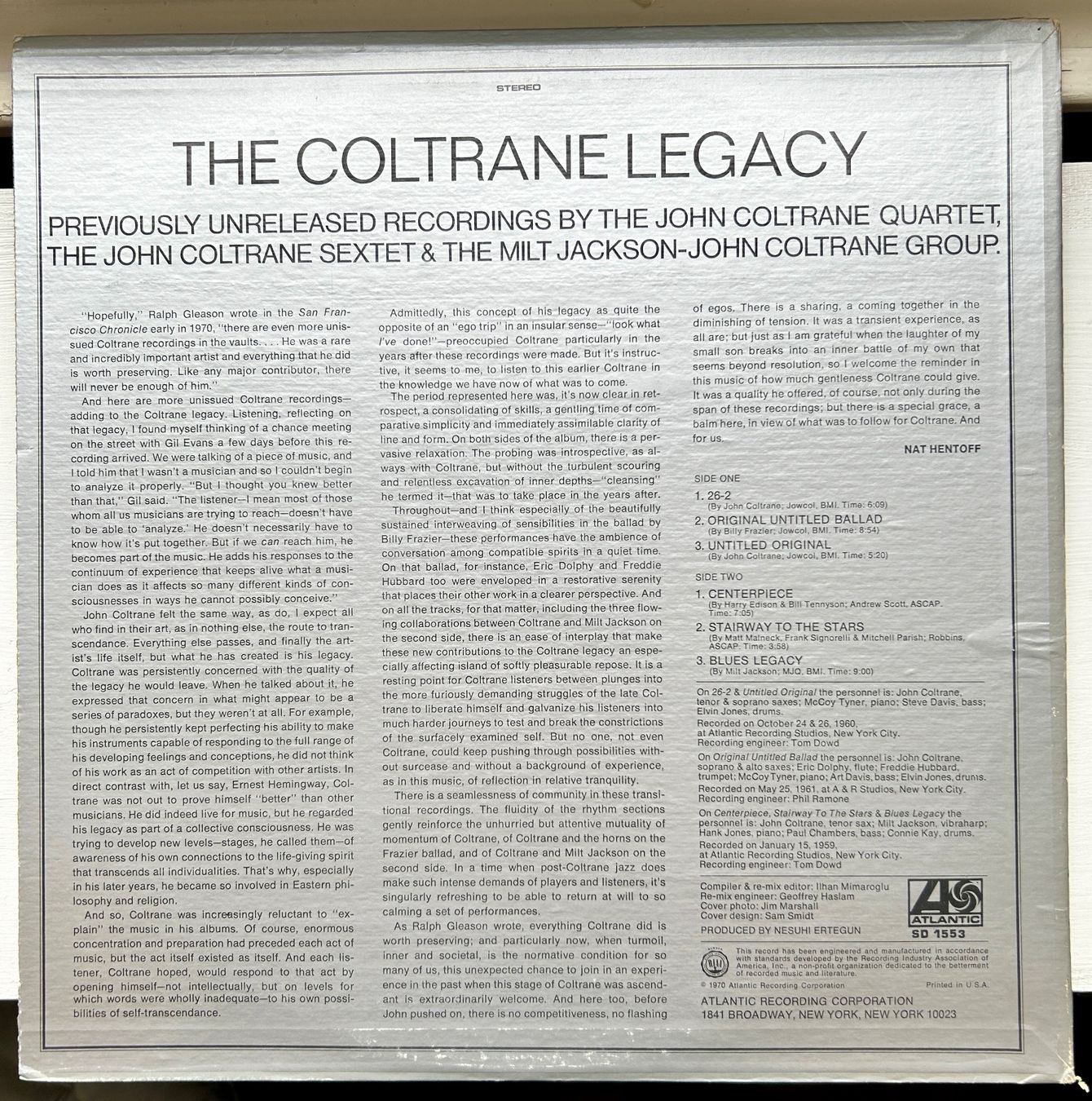 Dischi in vinile: John Coltrane The Coltrane Legacy LP – Usato da Lausanne venduto da Pask1 1