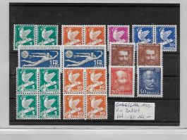 Gedenk / Gotthard 1932 ** Restlot Kat: CHF 166.-