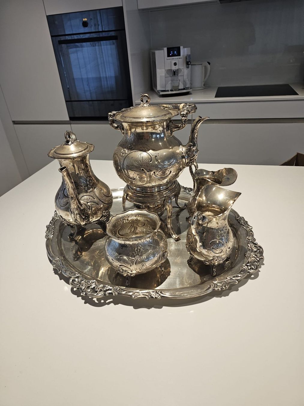 Set di piatti: German 800 Silver Tea & Coffee Set – Usato da Immensee venduto da Gitter