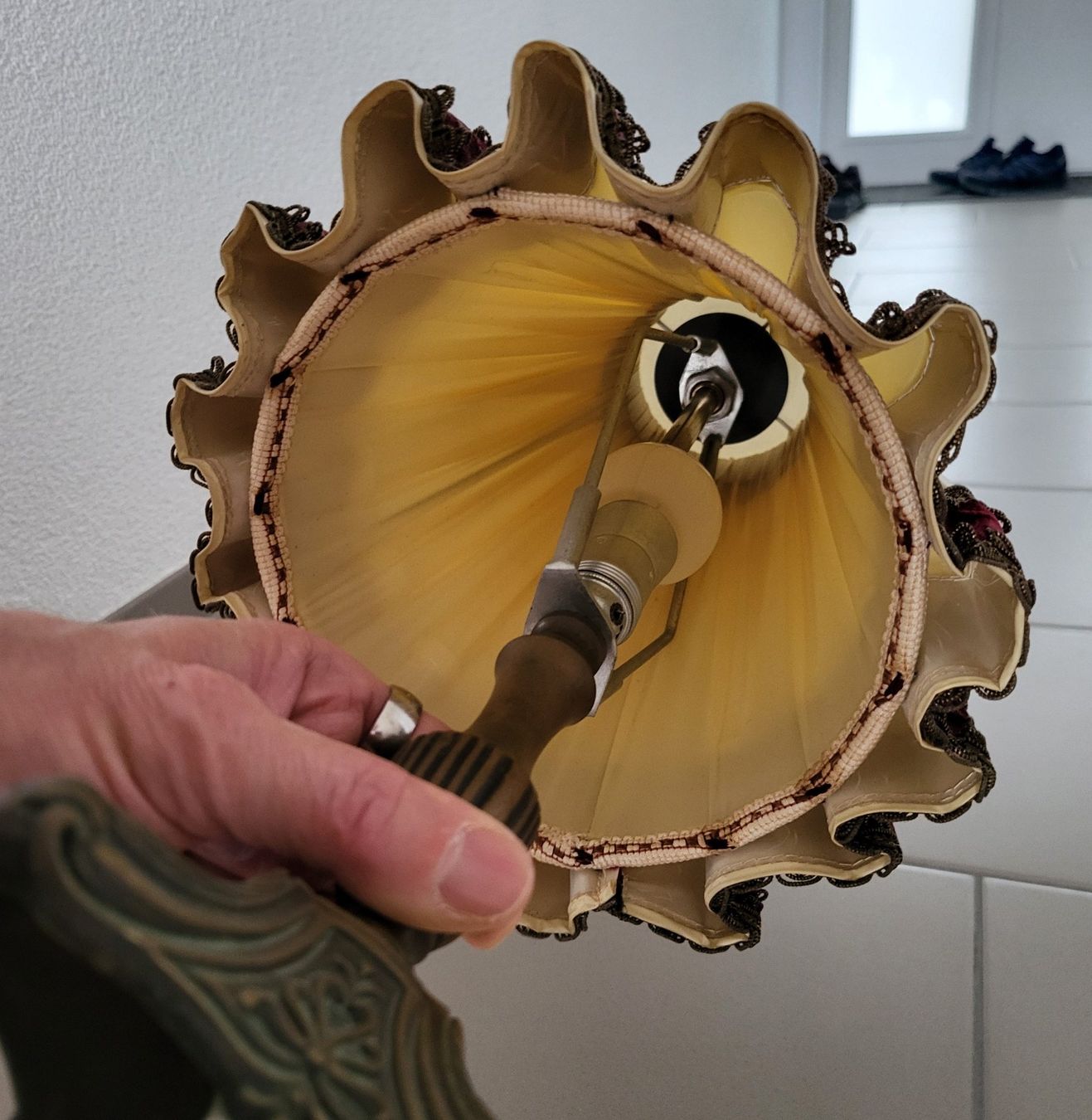 Lampade: antike Lampe, Nachttischlampe – Usato da Weinfelden venduto da Zebi22 4