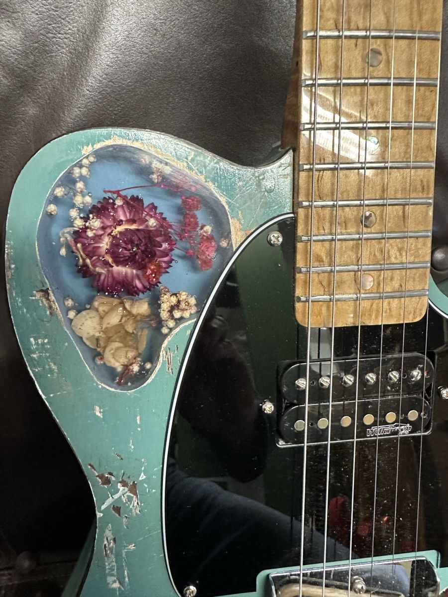 Musikinstrumente: Dämmel Telecaster „ da fluors“ – Neu (gemäss Beschreibung) aus Tschierv von Screamingwolfguitars 3